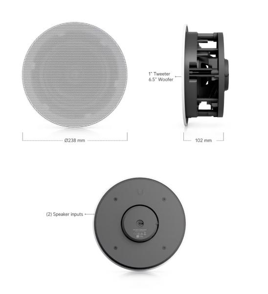 Ubiquiti UACC-In-Ceiling-Speaker - UniF Play In-Ceiling Speaker 