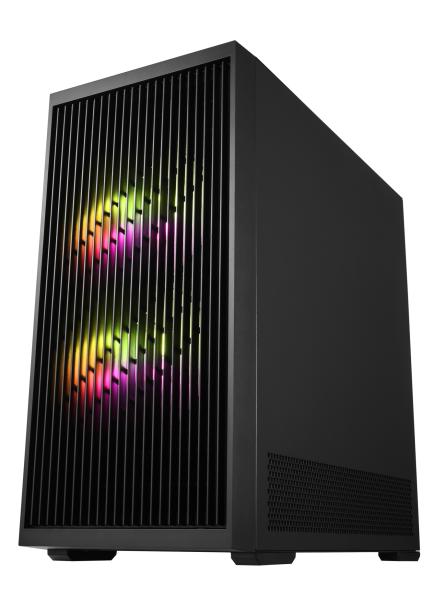 FSP M330-BA/ Midi Tower/ Transpar./ Čierna 