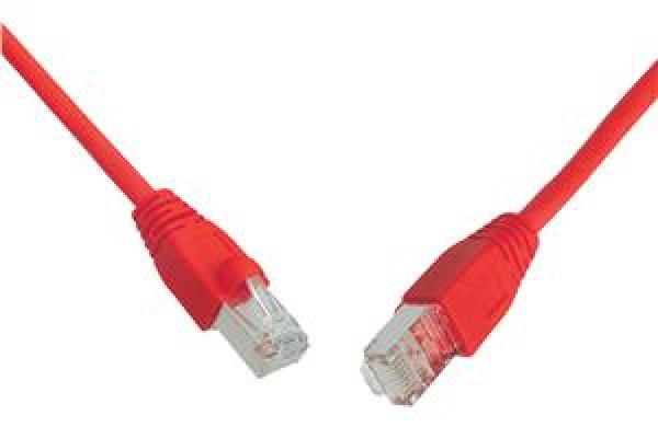 SOLARIX patch kábel CAT6 SFTP PVC 1m červený