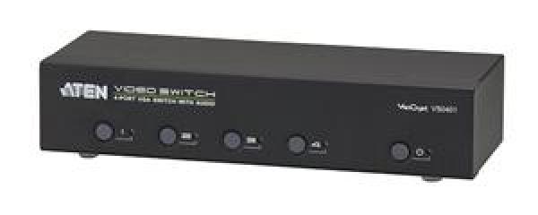 ATEN 4-port VGA Video/ Audio prepínač