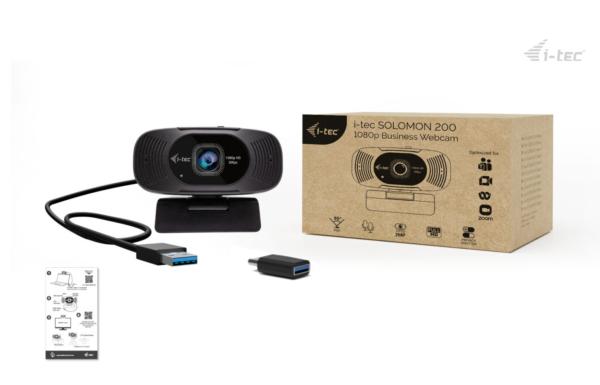 i-tec SOLOMON 200 1080p Business Webcam 