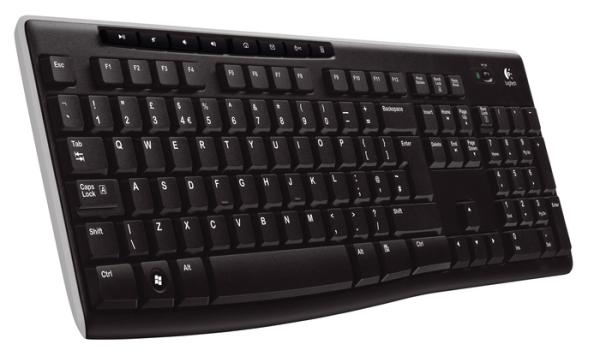Logitech K270/ Bezdrôtová USB/ CZ- SK layout/ Čierna 