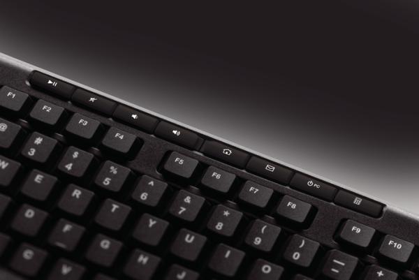Logitech K270/ Bezdrôtová USB/ CZ- SK layout/ Čierna 