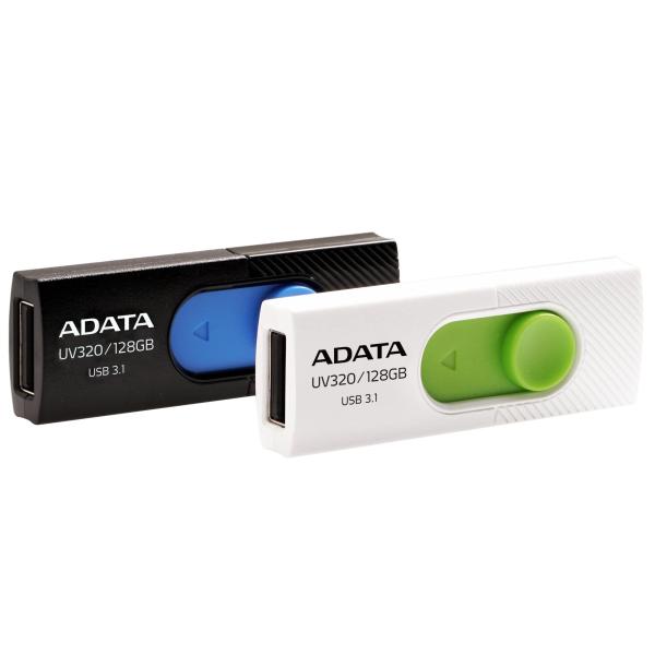 ADATA UV320/ 64GB/ USB 3.2/ USB-A/ Bílá 