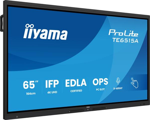 65" iiyama TE6515A-B2AG: VA, 4K, EDLÁ, NFC 