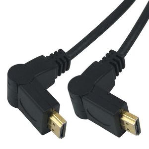 PremiumCord Kabel HDMI A - HDMI A M/ M 15m, rotační