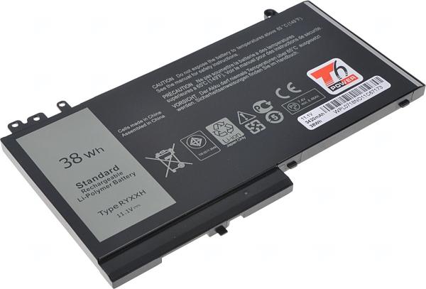 Batéria T6 Power pre Dell Latitude E5450, E5550, E5250, 3150, 3160, 3600mAh, 41Wh, 3cell, Li-pol