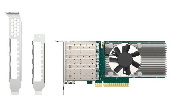 QNAP QXG-25G4SF-BCM, 4x25GbE SFP28, PCIe 4.0x8 