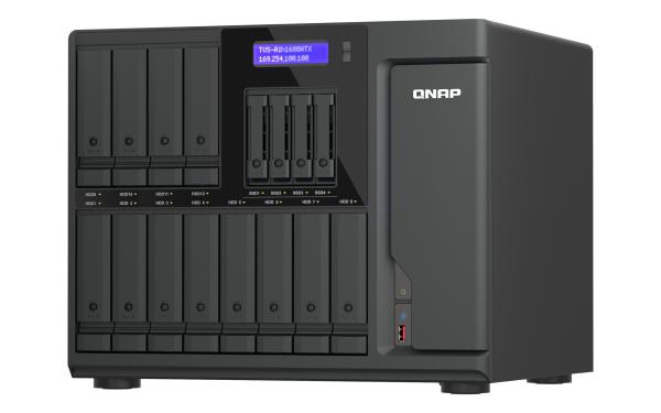 QNAP TVS-AIh1688ATX-U9-32G (Ultra 9, ZFS, 32GB DDR5 ECC RAM, 12x 3, 5" + 4x 2, 5", 2x 2, 5GbE, 2x 10GbE) 