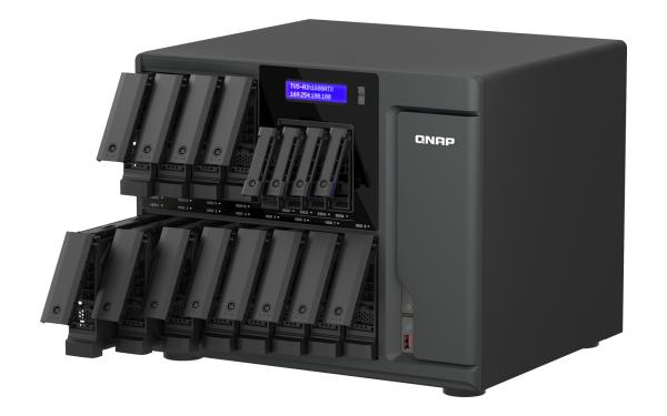 QNAP TVS-AIh1688ATX-U9-32G (Ultra 9, ZFS, 32GB DDR5 ECC RAM, 12x 3, 5" + 4x 2, 5", 2x 2, 5GbE, 2x 10GbE) 
