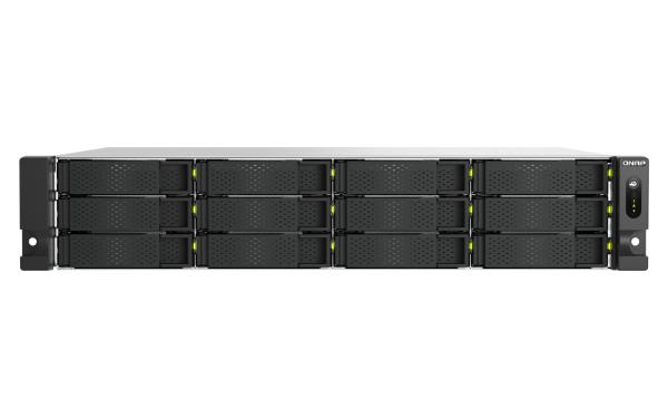 QNAP TS-h1465U-RP-8G (Intel 4core, ZFS, 8GB DDR5 RAM, 12x SATA + 2x E1.S, 1x PCIe, 2x 2, 5GbE) 