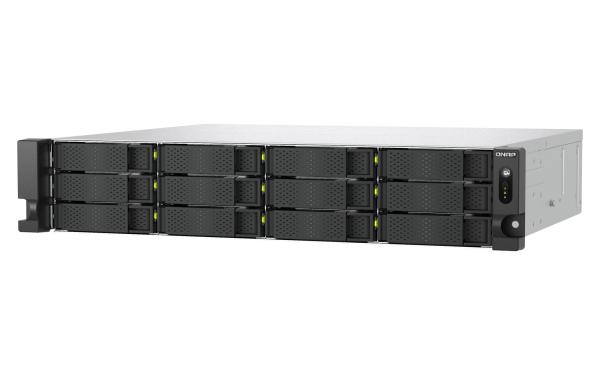 QNAP TS-h1465U-RP-8G (Intel 4core, ZFS, 8GB DDR5 RAM, 12x SATA + 2x E1.S, 1x PCIe, 2x 2, 5GbE) 