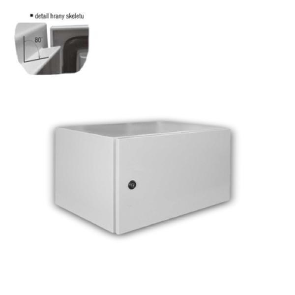 Datacom 19"vonkajší rozvádzač 4U/ 600x400 IP65 sivý