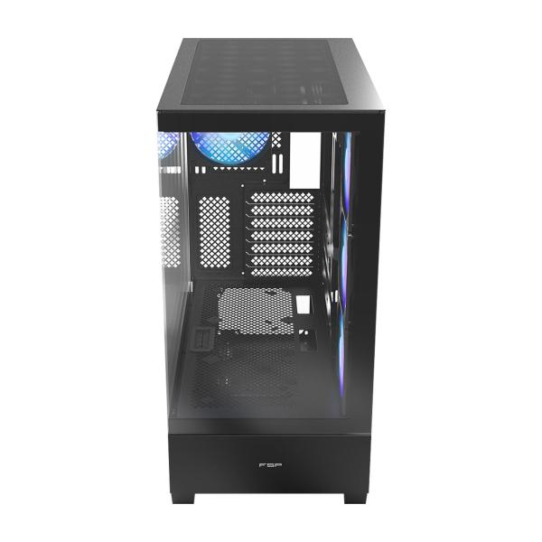 FSP M370-BA/ Midi Tower/ Transpar./ Čierna 