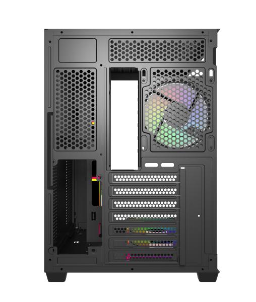 FSP M341-BA/ Midi Tower/ Transpar./ Čierna 