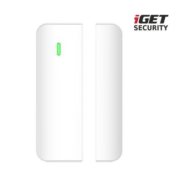iGET SECURITY MP4 - bezdrôtový magnetický senzor pre dvere/ okná pre alarm M6-4G, výdrž bat. až 5 rokov 