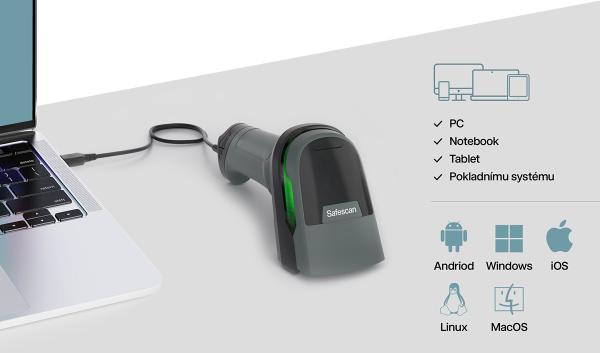 Čítačka čiarových kódov Safescan 330-W 