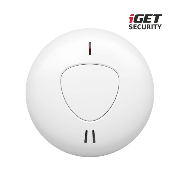 iGET SECURITY MP14 - bezdrôt. senzor dymu, norma EN14604:2005, samostatný alebo pre alarm M6-4G 