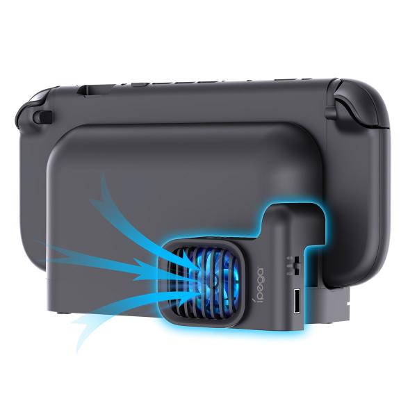 iPega SW2206 Prídavné Chladenie pre Nabíjaciu Stanicu Nintendo Switch 2 Black 