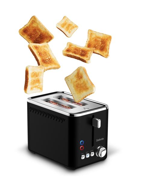 Salente ToastPro, hriankovač, nerez, čierny 
