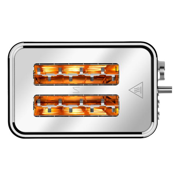 Salente ToastPro, hriankovač, nerez, čierny 