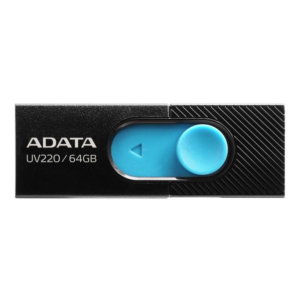 ADATA UV220/ 64GB/ USB 2.0/ USB-A/ Černá