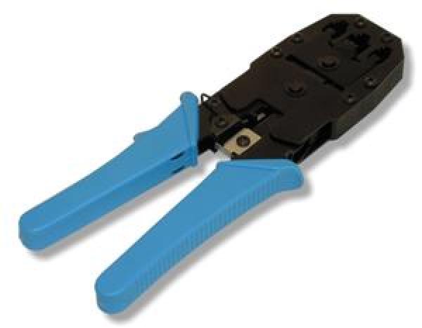 W-star Krimpovacie kliešte RJ45 UNI - priame RJ11/ 12/ 45, narážač (stripovač), WS315E