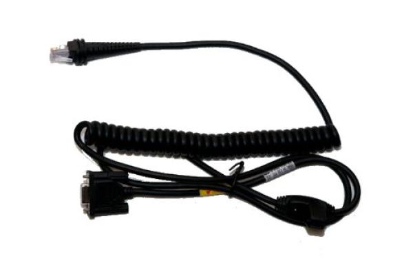 RS232 kabel(+5V signals), black, DB9 Male, 3m