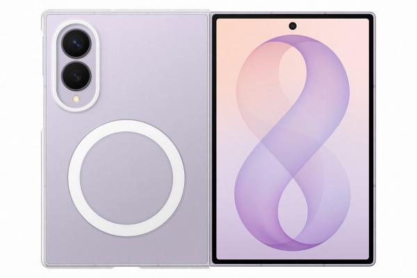 Samsung Priehľadný kryt s magnetom pre Galaxy Z Fold8, Transparent 
