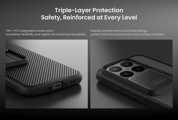 Nillkin CamShield PRO Zadný Kryt pre Xiaomi 17T Pro Black 