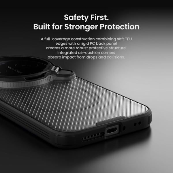 Nillkin CamShield Prop Magnetic (Transparent Lens) Zadný Kryt pre Xiaomi 17 Ultra Transparent Black 