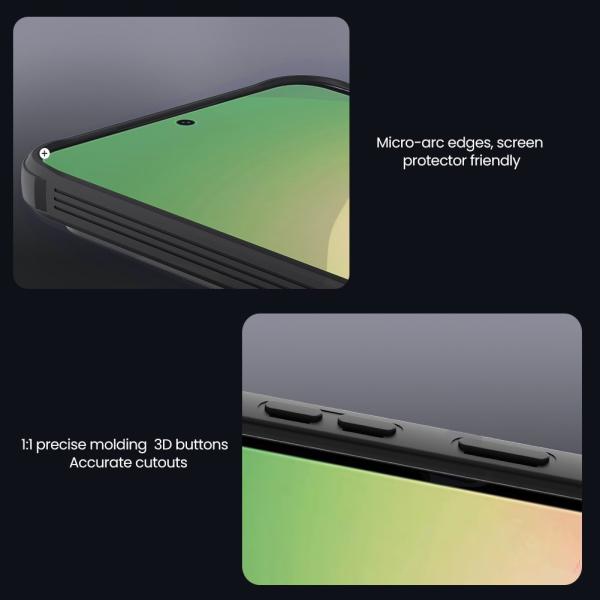 Nillkin CamShield PRO Magnetic Zadný Kryt pre Samsung Galaxy A57 Transparent Black 