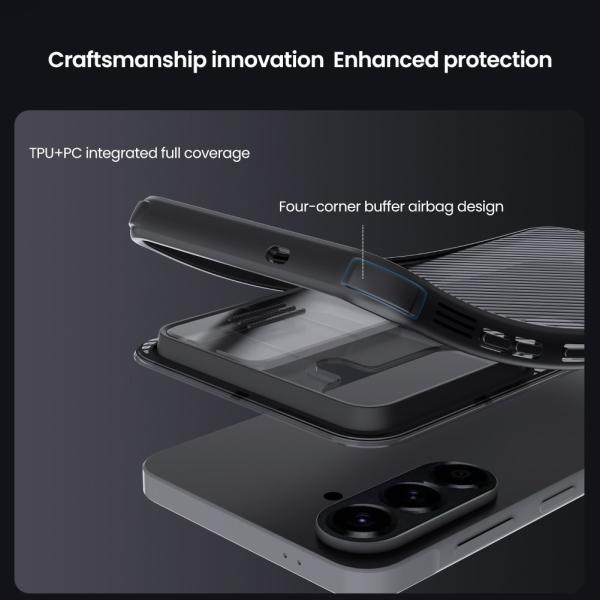 Nillkin CamShield PRO Zadný Kryt pre Samsung Galaxy A57 Transparent Black 