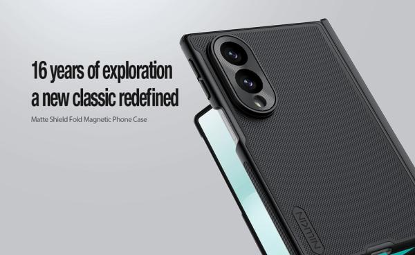 Nillkin Super Frosted FOLD Magnetic Zadný Kryt pre Samsung Galaxy Z Fold 8 Black 