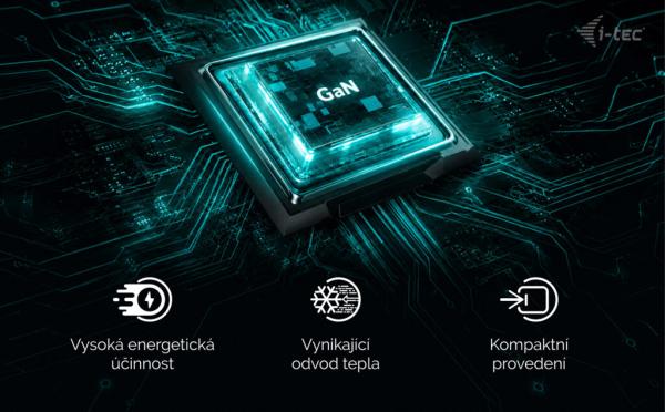 i-tec 65W USB-C Power Delivery GaN Charger 