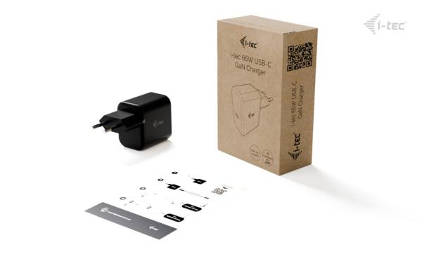 i-tec 65W USB-C Power Delivery GaN Charger 