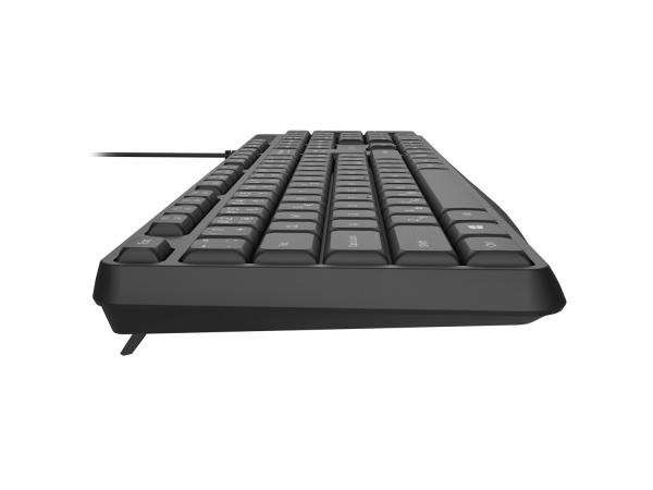 Natec klávesnica Nautilus 2/ Drôtová USB/ CZ- SK layout/ Čierna 