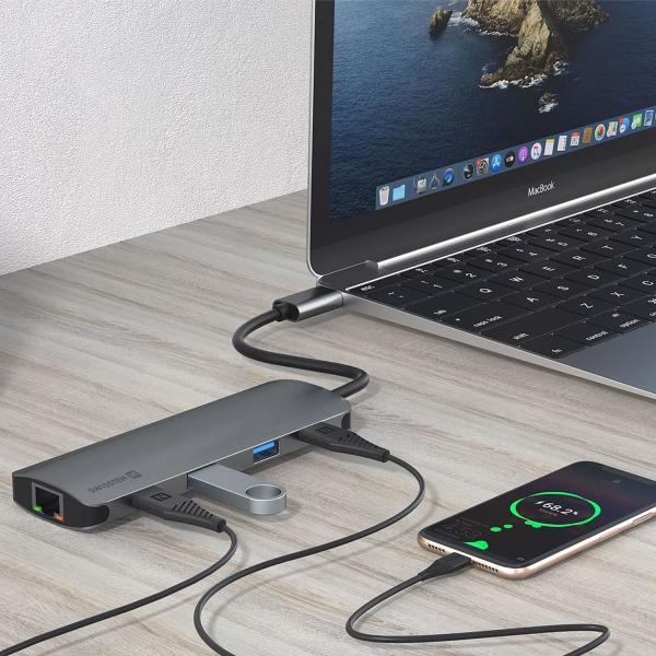 SW USB-C HUB 8-IN-1 - HLINÍK 