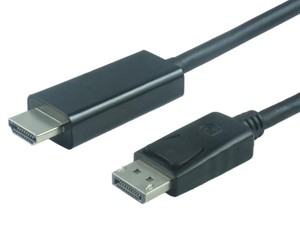 PremiumCord DisplayPort na HDMI kabel 5m M/ M