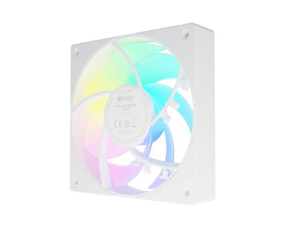 Ventilátor FURY SAI S12 ARGB PWM, Biely 