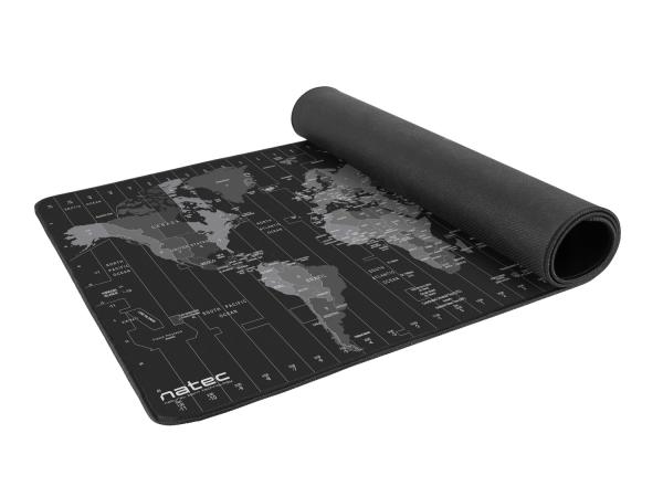 Maxi podložka pod myš Natec Time Zone Map, 40x80cm 
