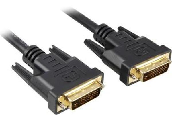 PremiumCord DVI-D propojovací kabel, dual-link, DVI(24+1), MM, 5m
