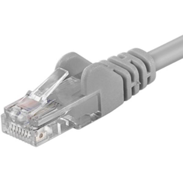 Patch kabel UTP RJ45-RJ45 level CAT6, 50m, šedá