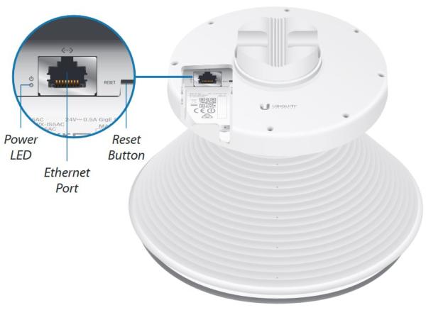 Ubiquiti IS-5AC - 5 GHz IsoStation AC, airMAX AC, 45° 