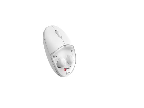 Myš s TWS slúchadlami C-TECH WLM-21 Dual mode,  