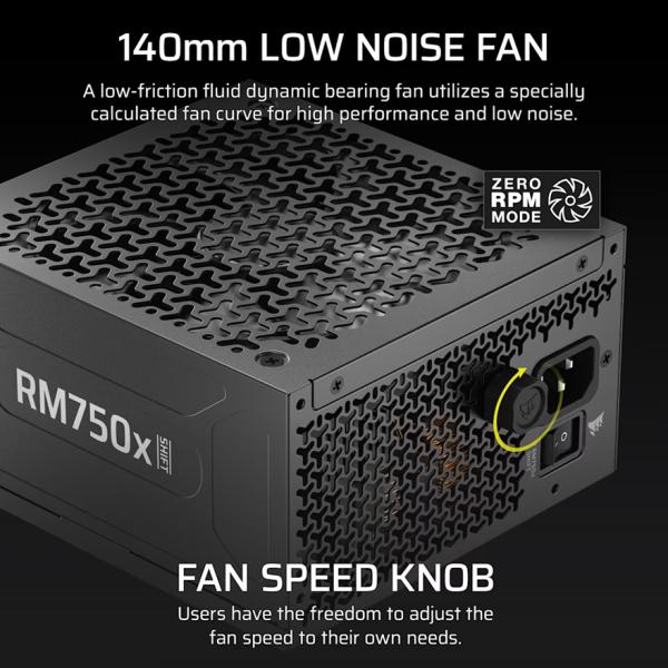 CORSAIR RM750x SHIFT 80+ GOLD, MODULAR 