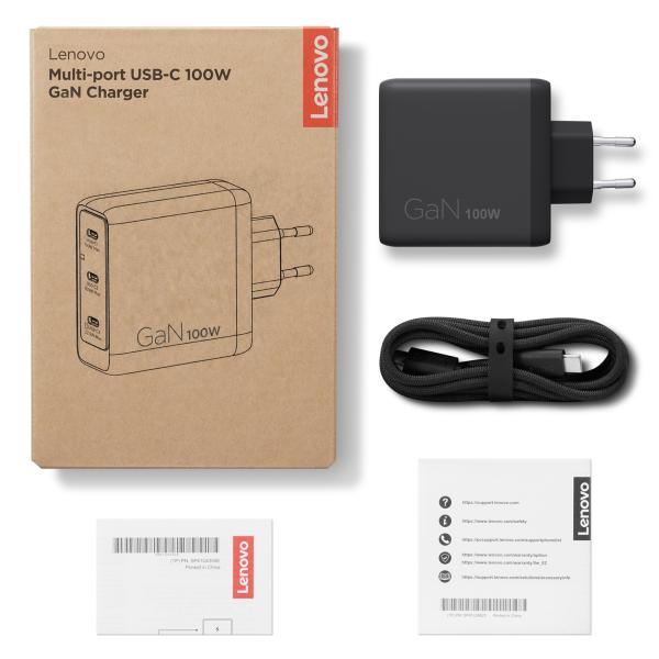 Lenovo Multi-port USB-C 100 W GaN Charger 
