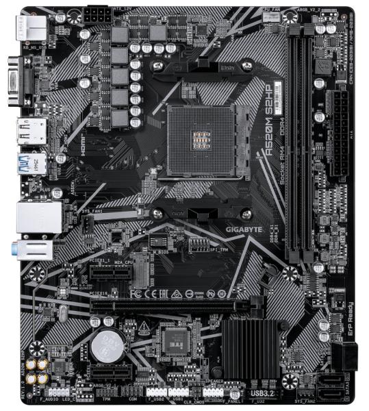 GIGABYTE A520M S2HP/ AM4/ mATX 