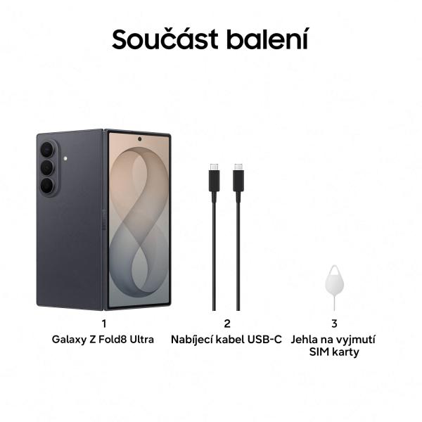 Samsung Galaxy Z Fold 8 Ultra/ 16GB/ 1TB/ Graphite 