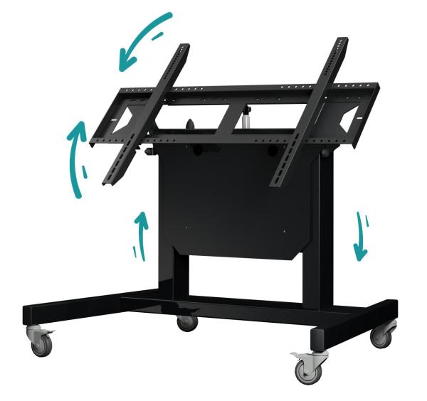 Mobilný stojan MEBIKON eQ Lift TiltTec Basic 
